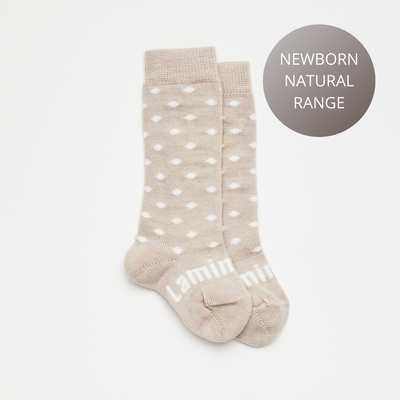Lamington Socks- Merino Wool Knee High- Truffle