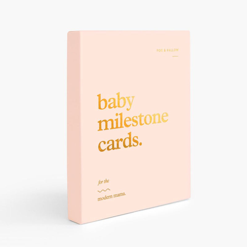 Fox & Fallow Baby Milestone Cards- 3 style options