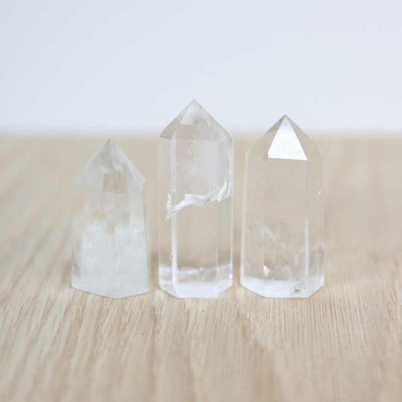 Crystals- Clear Quartz Polished Point- Small