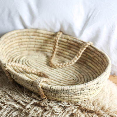 Baskets- Large Oval Dolna- Palm leaf
