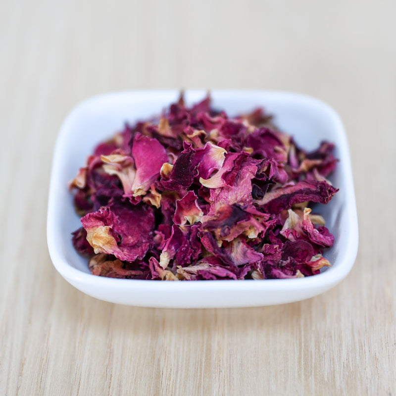 Loose Dried Red Rose Petals 50gms
