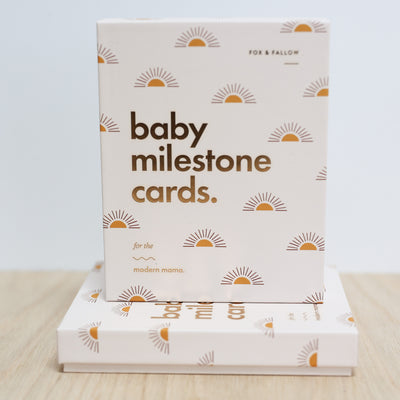 Fox & Fallow Baby Milestone Cards- 3 style options